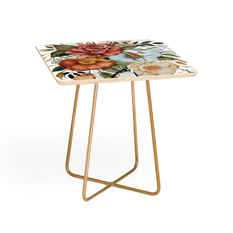 Shealeen Louise Roses and Poppies Light Side Table