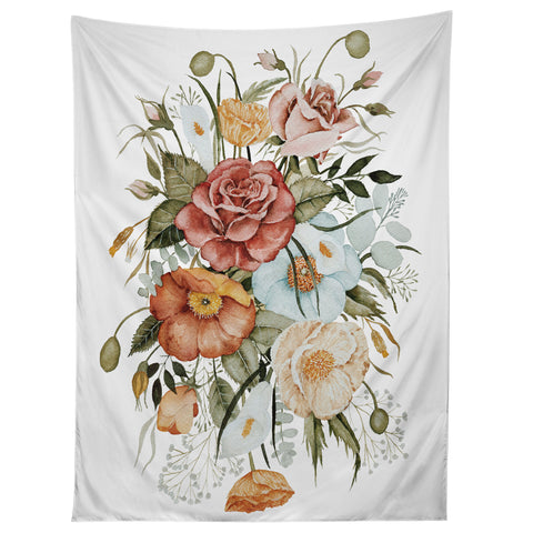 Shealeen Louise Roses and Poppies Light Tapestry