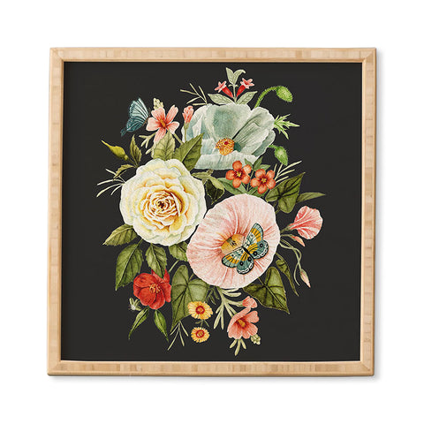 Shealeen Louise Wildflower and Butterflies Framed Wall Art