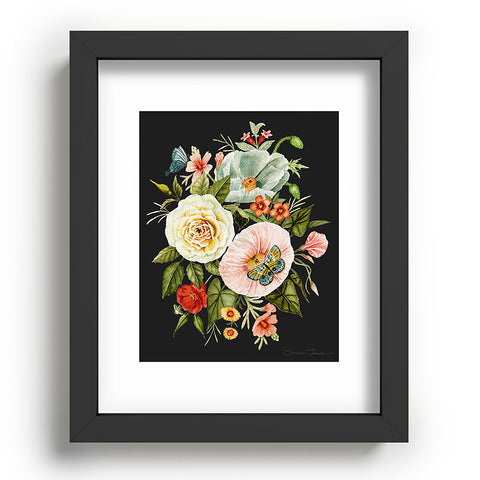 Shealeen Louise Wildflower and Butterflies Recessed Framing Rectangle