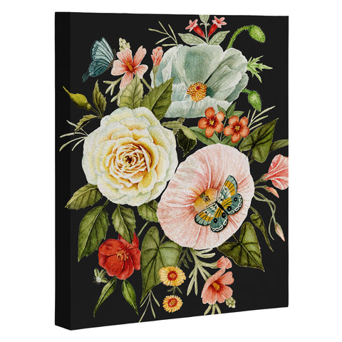 Shealeen Louise Wildflower and Butterflies Art Canvas