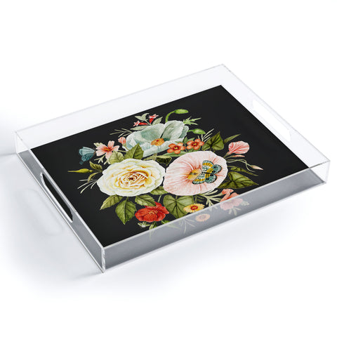 Shealeen Louise Wildflower and Butterflies Acrylic Tray