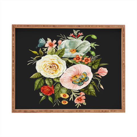 Shealeen Louise Wildflower and Butterflies Rectangular Tray