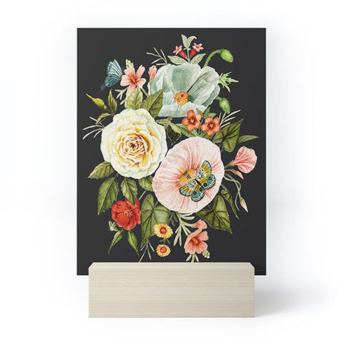 Shealeen Louise Wildflower and Butterflies Mini Art Print