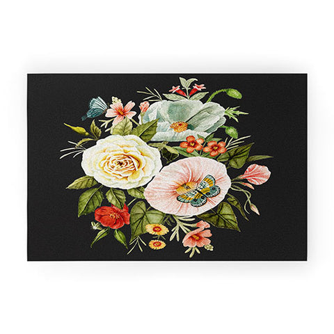 Shealeen Louise Wildflower and Butterflies Welcome Mat