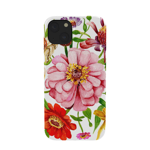 Shealeen Louise Zinnia Wildflower Floral Paint Phone Case