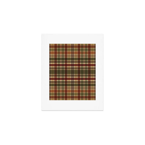 Sheila Wenzel-Ganny Autumn Color Plaids Art Print