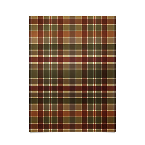 Sheila Wenzel-Ganny Autumn Color Plaids Poster