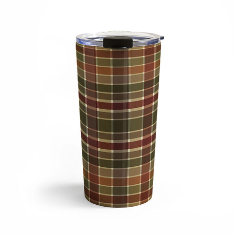 Sheila Wenzel-Ganny Autumn Color Plaids Travel Mug