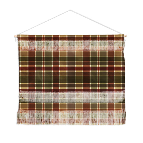 Sheila Wenzel-Ganny Autumn Color Plaids Wall Hanging Landscape