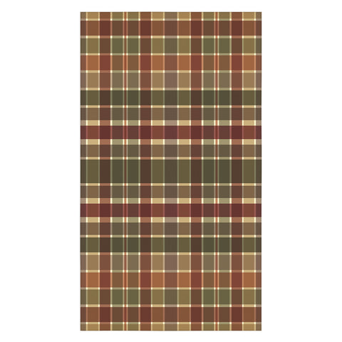 Sheila Wenzel-Ganny Autumn Color Plaids Tablecloth