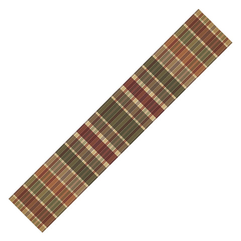 Sheila Wenzel-Ganny Autumn Color Plaids Table Runner