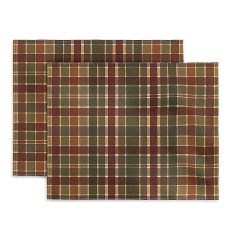 Sheila Wenzel-Ganny Autumn Color Plaids Placemat