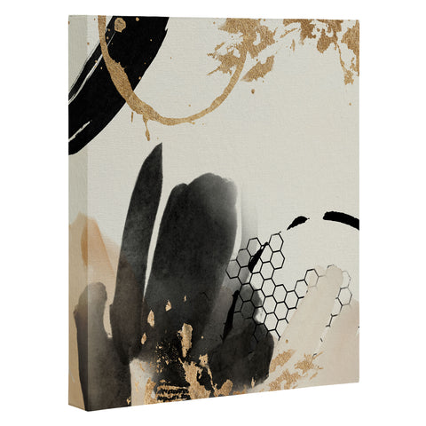 Sheila Wenzel-Ganny Black Ink Abstract Art Canvas
