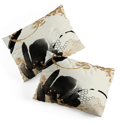 Sheila Wenzel-Ganny Black Ink Abstract Pillow Shams