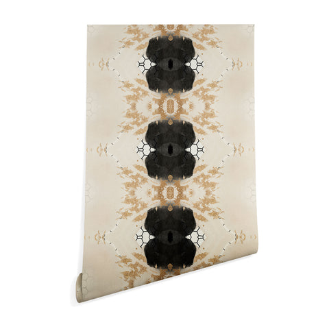 Sheila Wenzel-Ganny Black Ink Abstract Wallpaper