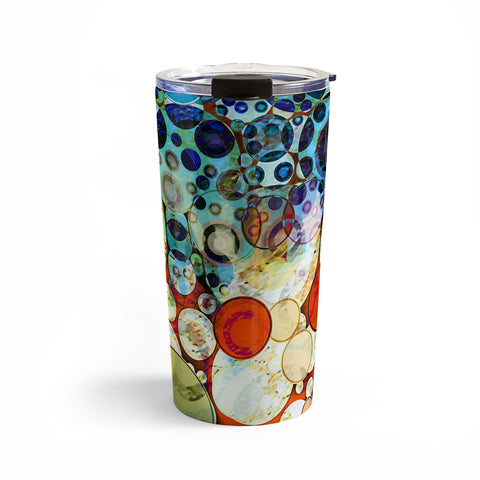 Sheila Wenzel-Ganny Contemporary Blue Bubble Travel Mug