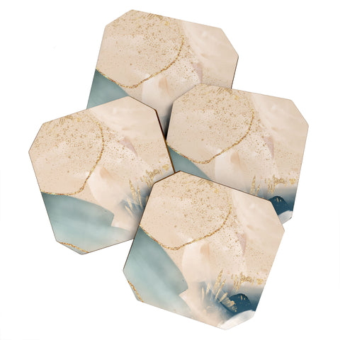 Sheila Wenzel-Ganny Enchanted Brush Strokes Coaster Set