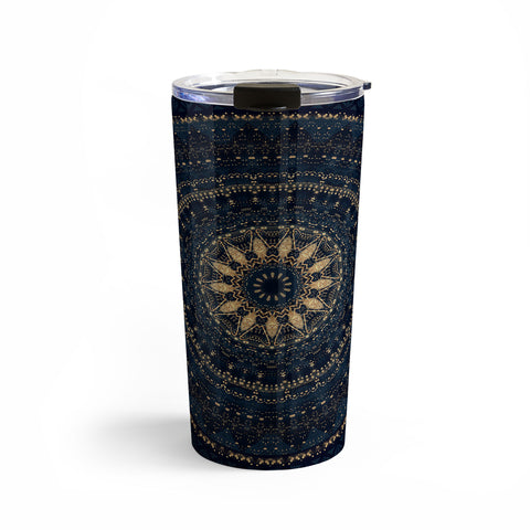 Sheila Wenzel-Ganny Indigo Star Mandala Travel Mug