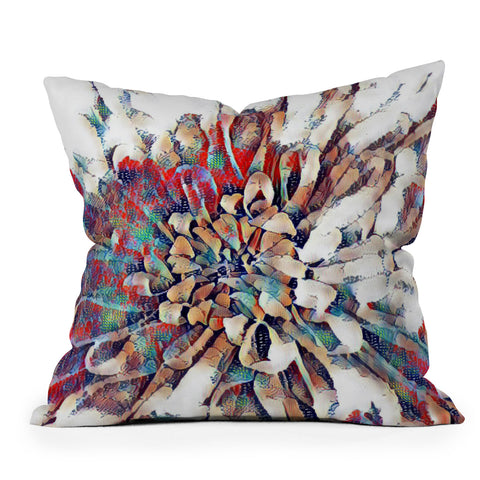 Sheila Wenzel-Ganny Japanese Inspired Lily Outdoor Throw Pillow