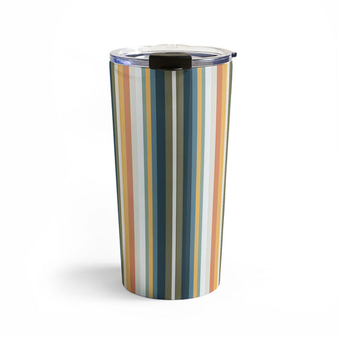 Sheila Wenzel-Ganny Mid Century Stripes Travel Mug