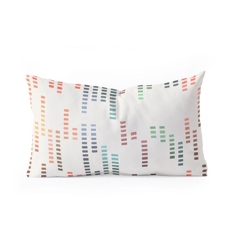 Sheila Wenzel-Ganny Mini Color Square Palette Oblong Throw Pillow