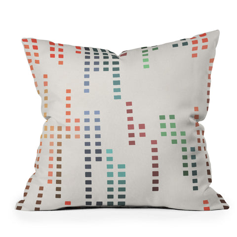 Sheila Wenzel-Ganny Mini Color Square Palette Outdoor Throw Pillow