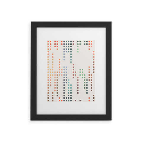 Sheila Wenzel-Ganny Mini Color Square Palette Framed Art Print