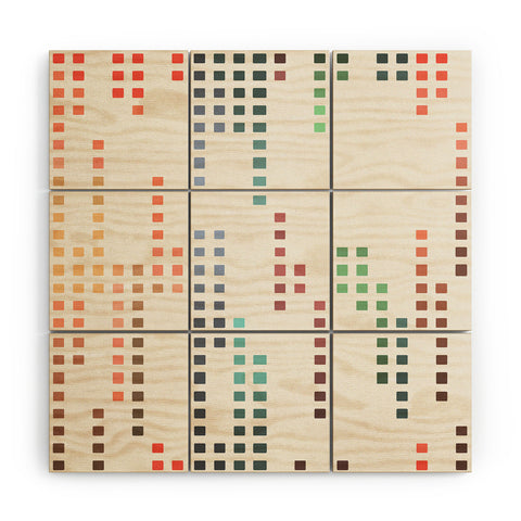 Sheila Wenzel-Ganny Mini Color Square Palette Wood Wall Mural