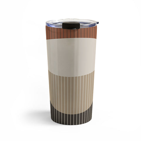 Sheila Wenzel-Ganny Minimal Neutral Line Geo Travel Mug