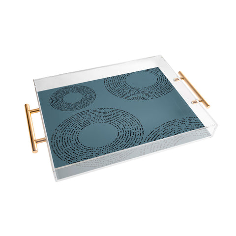 Sheila Wenzel-Ganny Minimalist Sky Blue Acrylic Tray