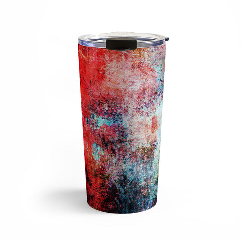 Sheila Wenzel-Ganny Modern Red Abstract Travel Mug