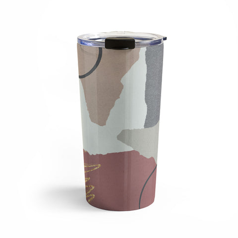 Sheila Wenzel-Ganny Paper Cuts Abstract Travel Mug