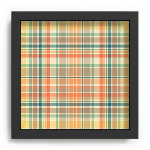 Sheila Wenzel-Ganny Pastel Country Plaids Recessed Framing Square