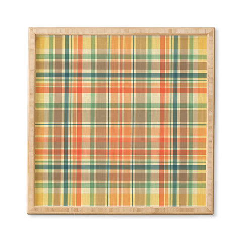 Sheila Wenzel-Ganny Pastel Country Plaids Framed Wall Art