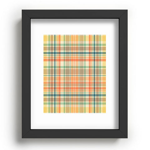 Sheila Wenzel-Ganny Pastel Country Plaids Recessed Framing Rectangle