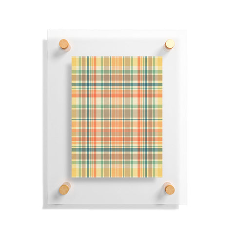 Sheila Wenzel-Ganny Pastel Country Plaids Floating Acrylic Print