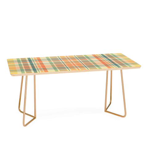 Sheila Wenzel-Ganny Pastel Country Plaids Coffee Table
