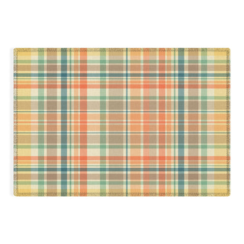Sheila Wenzel-Ganny Pastel Country Plaids Outdoor Rug