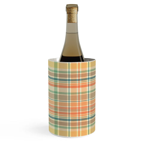 Sheila Wenzel-Ganny Pastel Country Plaids Wine Chiller