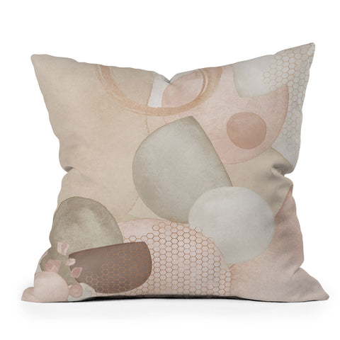 Sheila Wenzel-Ganny Pastel Shapes Patterns Outdoor Throw Pillow