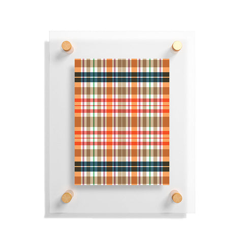 Sheila Wenzel-Ganny Picnic Summer Plaids Floating Acrylic Print
