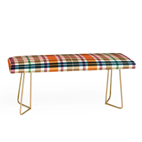 Sheila Wenzel-Ganny Picnic Summer Plaids Bench