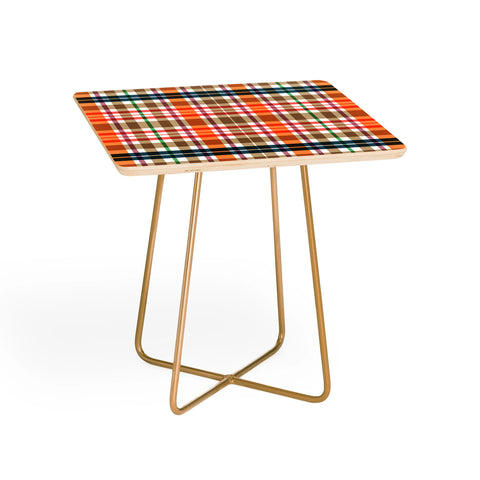 Sheila Wenzel-Ganny Picnic Summer Plaids Side Table