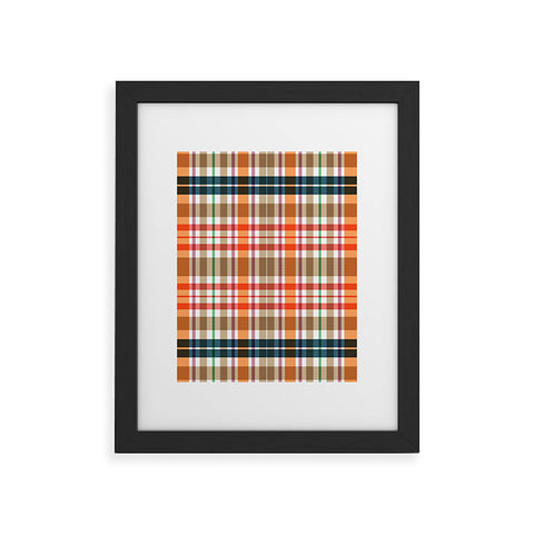 Sheila Wenzel-Ganny Picnic Summer Plaids Framed Art Print