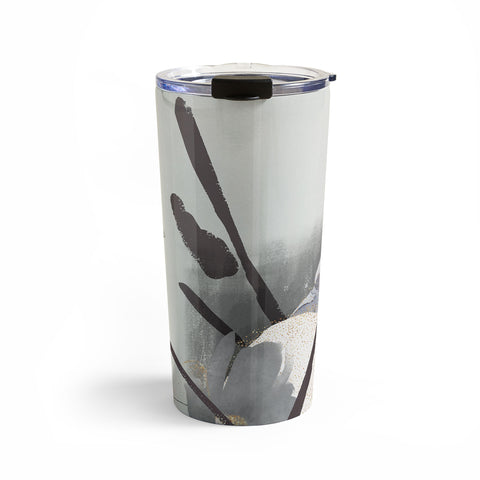 Sheila Wenzel-Ganny Serene Floral Abstract Travel Mug