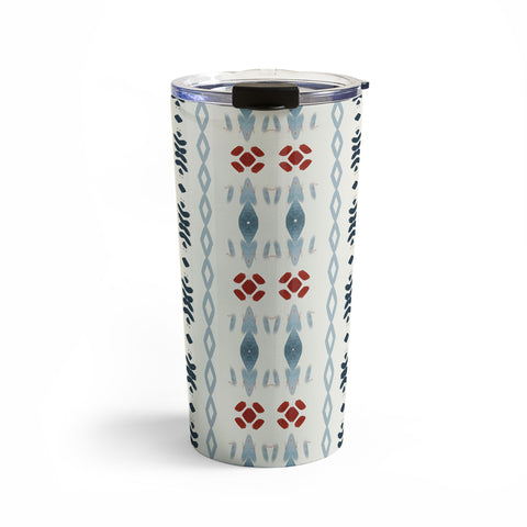 Sheila Wenzel-Ganny Simple Blue Tribal Travel Mug
