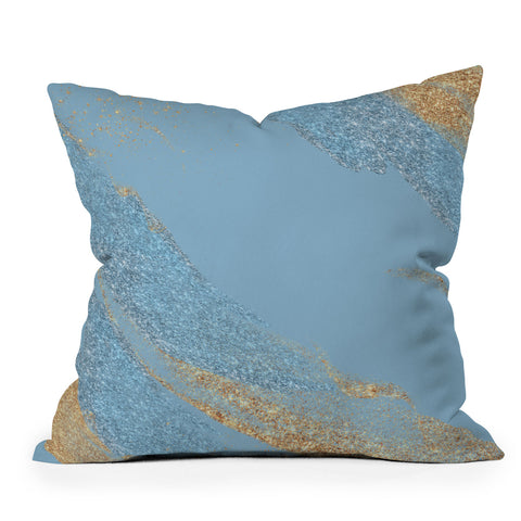 Sheila Wenzel-Ganny Something Blue Outdoor Throw Pillow