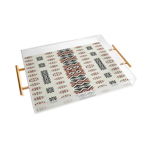 Sheila Wenzel-Ganny Western Tribal Geo Acrylic Tray