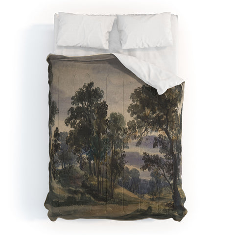 Shopability A Parkland View at Dusk Comforter